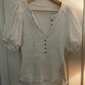 Pilcro (Anthropologie) Balloon Sleeve Casual Top